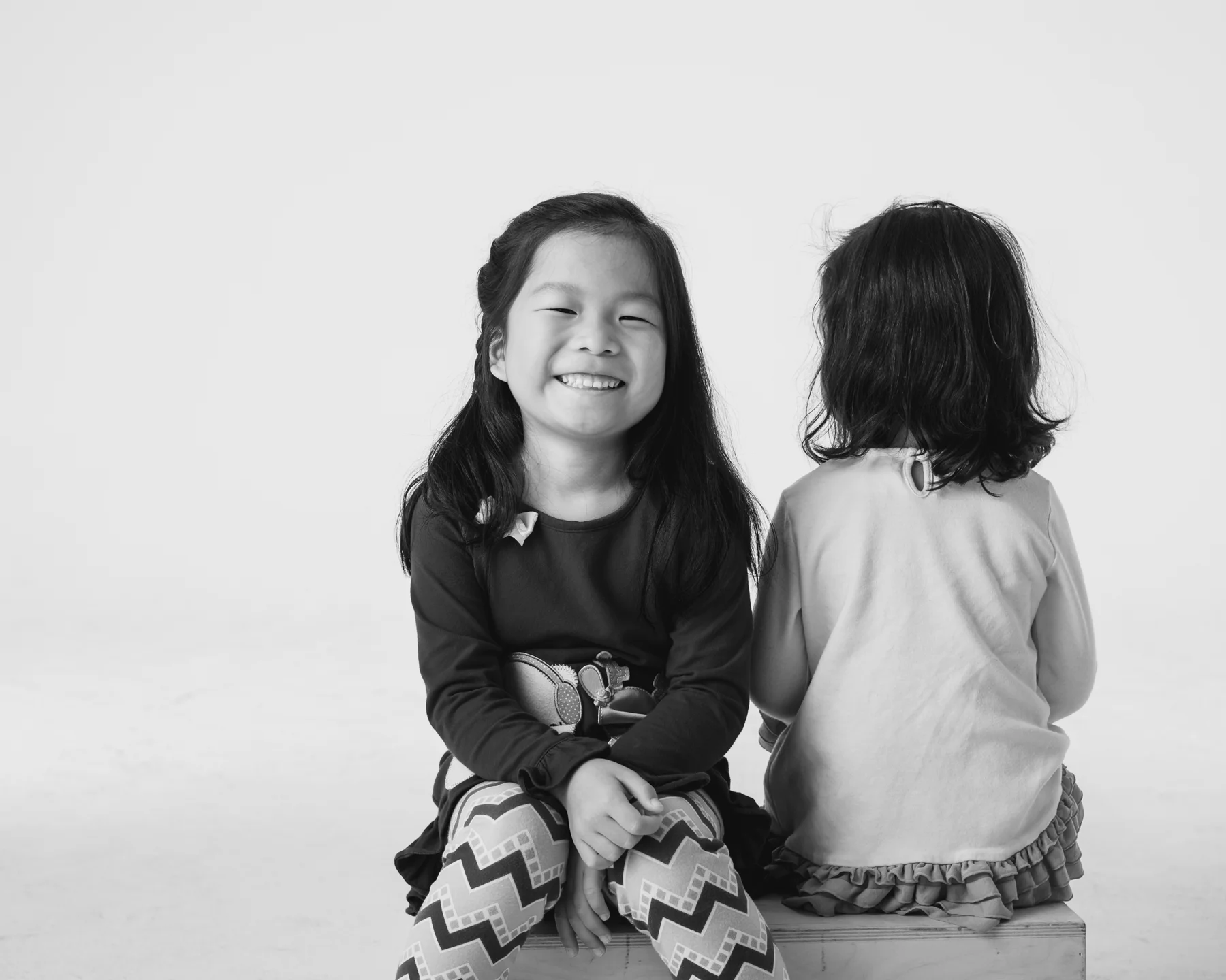 Yet another one from the day where Shiloh smiled her big smile, as usual, but Skylar would not even turn around.