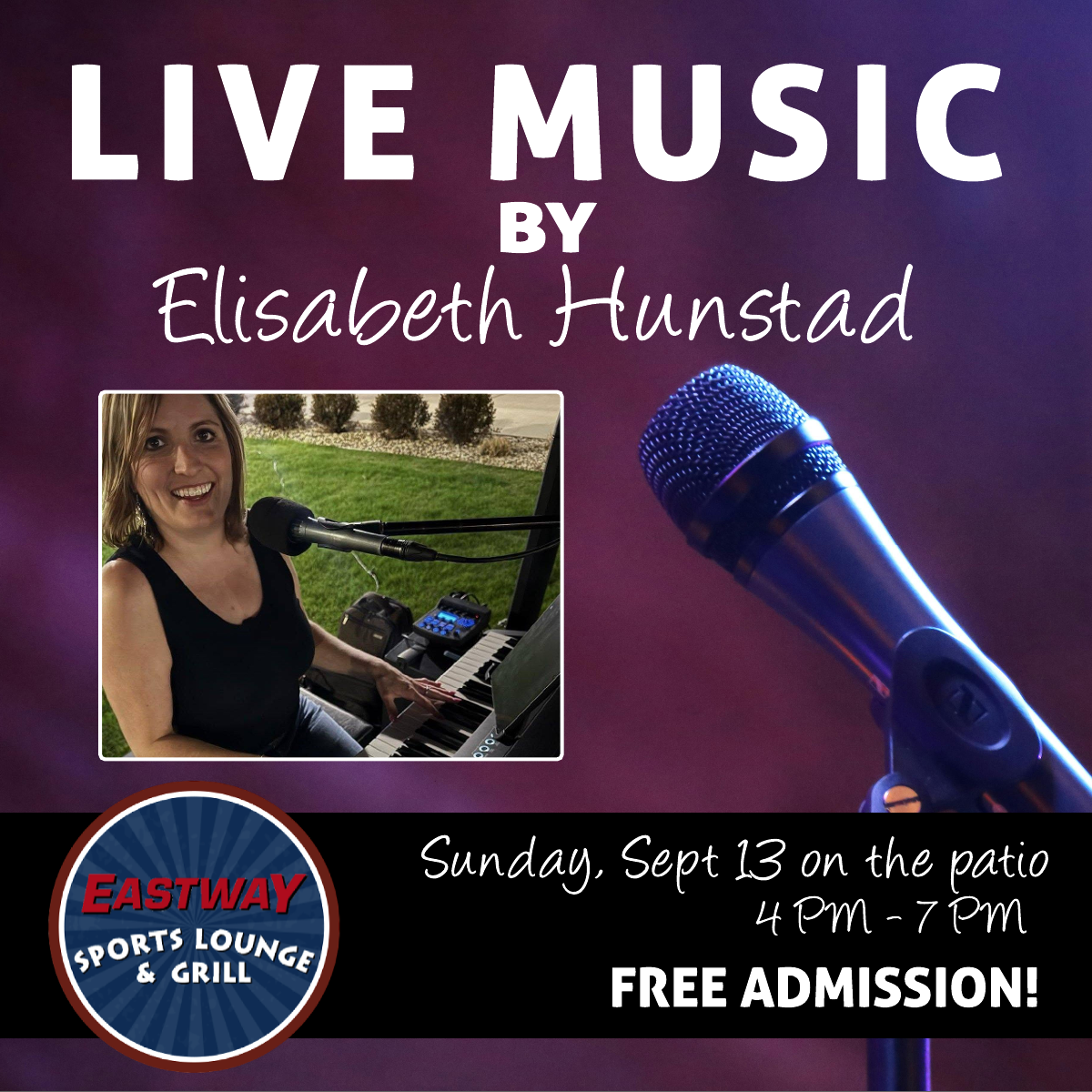 Elisabeth Hunstad performing