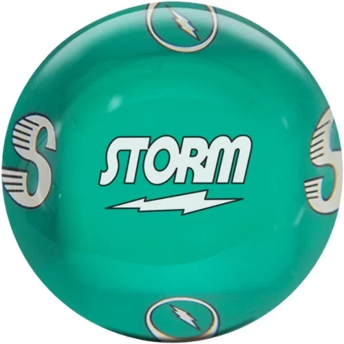 Storm Clear Teal Plastic Ball