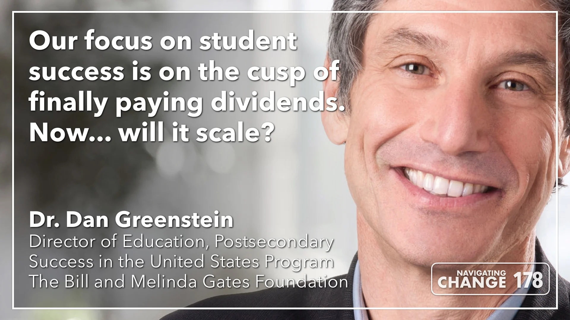 Gates Foundation’s Daniel Greenstein on Equity, Sustainability, and the ...