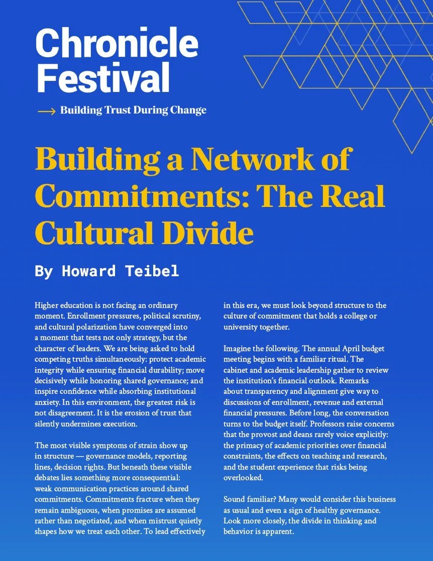 Building a Network of Commitments: The Real Cultural Divide