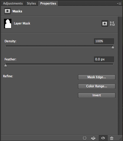All of the refine tools are located in the Mask Edge window. Click that bad boy and start refinin 