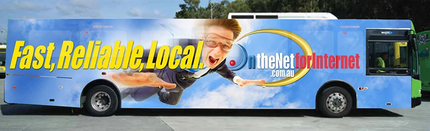 On the Net Internet Service Provider Bus Concept 1 CONCEPT: Sid Guglielmino CLIENT: Tak Woo AGENCY: Rowland