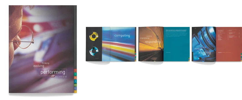 Queensland Rail Annual Report CONCEPT: Sid Guglielmino PHOTOGRAPHY: Erik Williamson DESIGN: James Bell AGENCY: GDC
