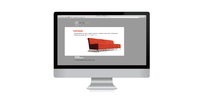 F urniture Form Website CONCEPT and DESIGN: Sid Guglielmino CLIENT: Richard Park AGENCY: GDC