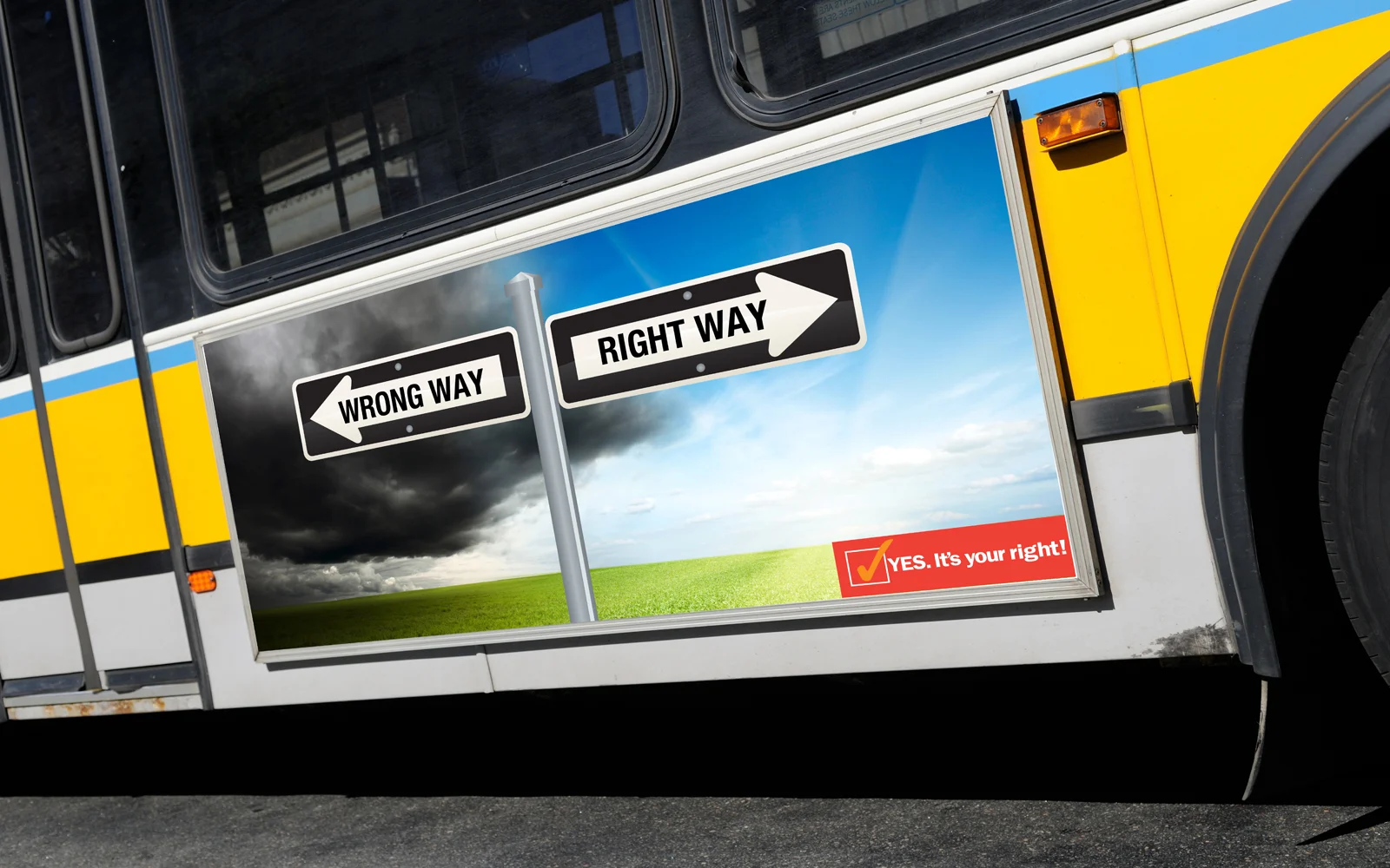 BHP Mitsubishi Alliance Enterprise Agreement Campaign Bus Side CONCEPT: Sid Guglielmino AGENCY: Rowland