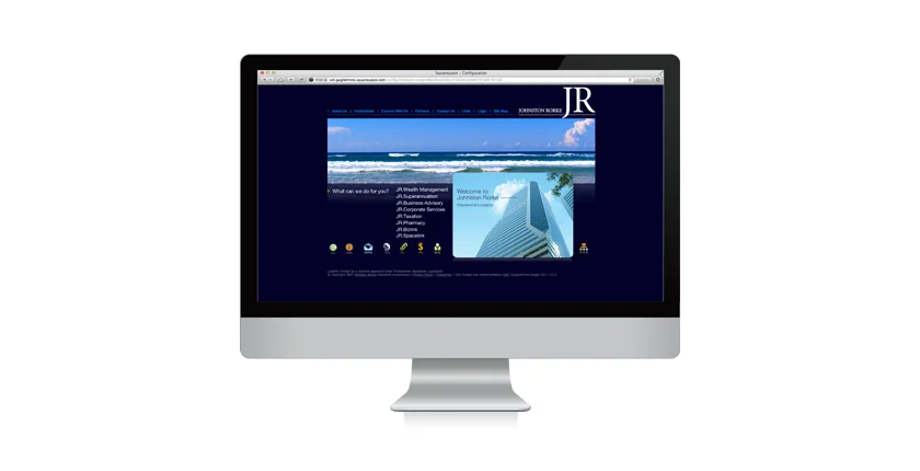 Johnston Rorke Chartered Accountants Website CONCEPT and DESIGN: Sid Guglielmino AGENCY: GDC