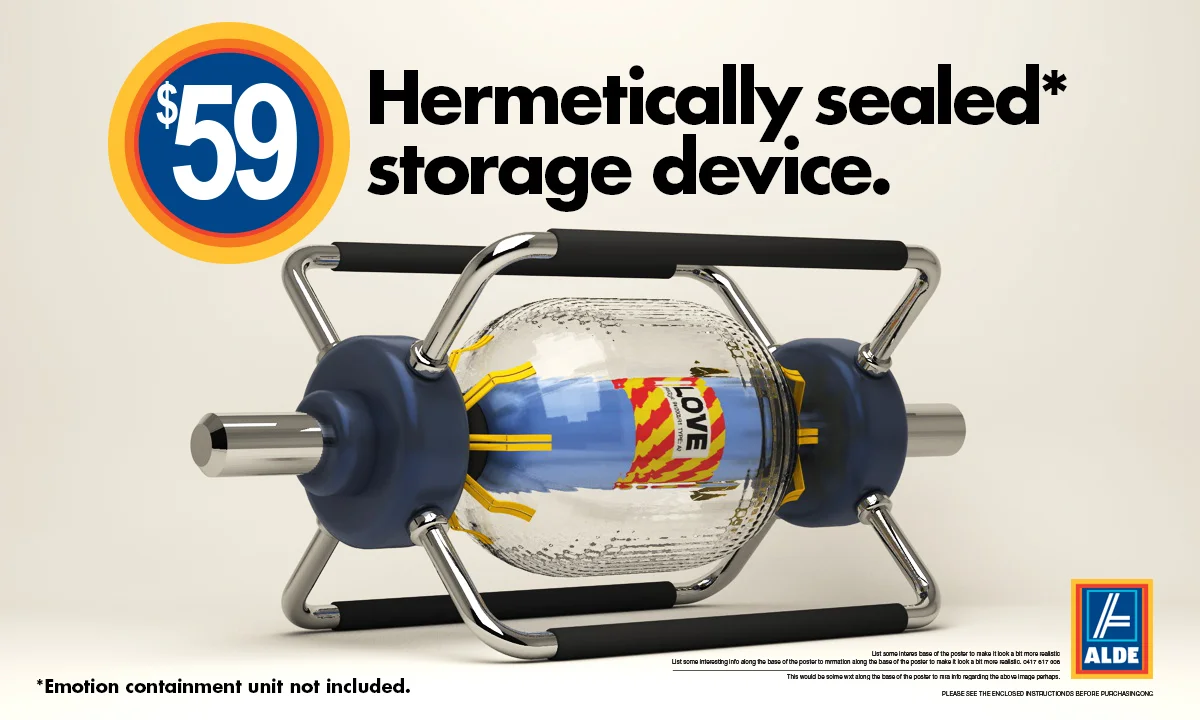 ALDE Unbelievable products at unbelievable prices Advertising meets Art? CONCEPT, DESIGN and PHOTOGRAPHY: Sid Guglielmino