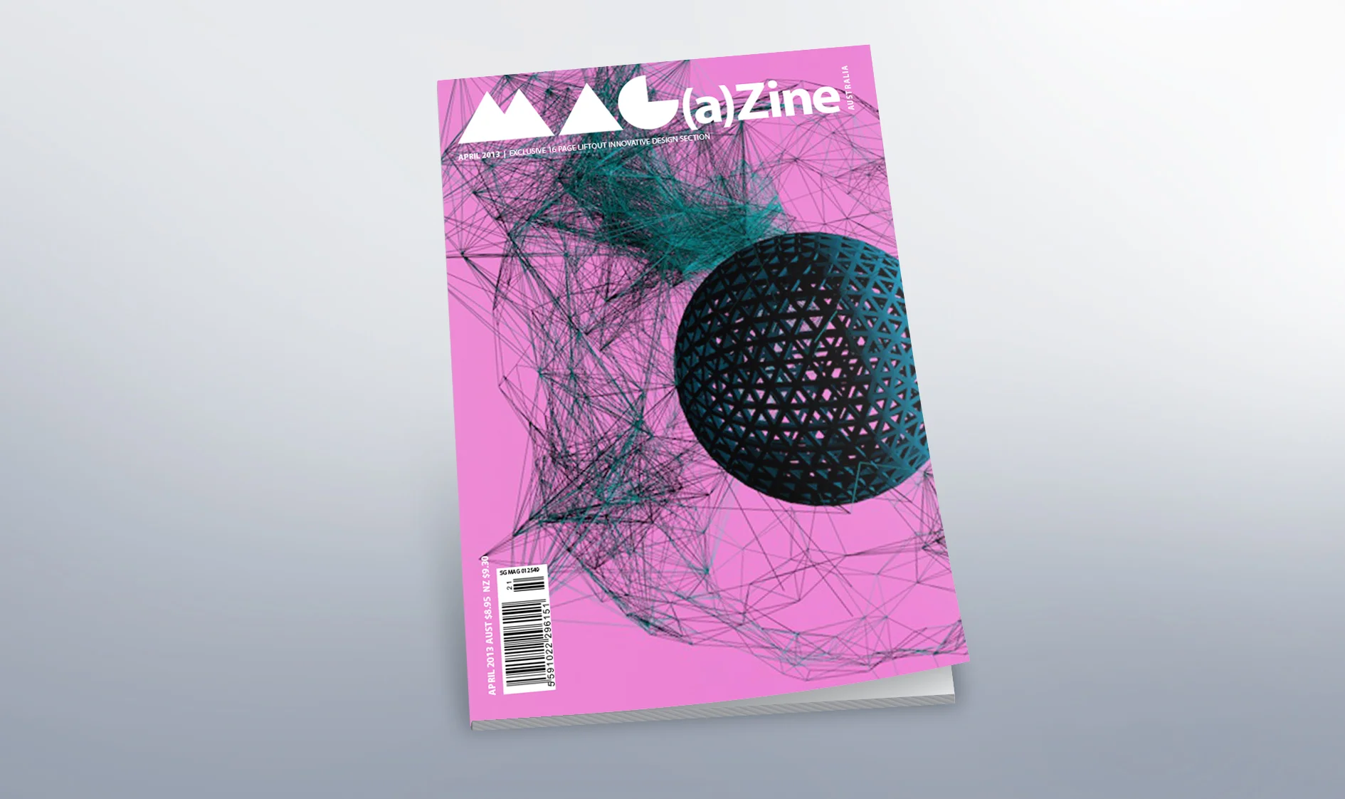 Magazine masthead and cover concepts CONCEPT, DESIGN and 3D MODELLING: Sid Guglielmino See the whole series on my Behance site at: www.behance.net/gv3