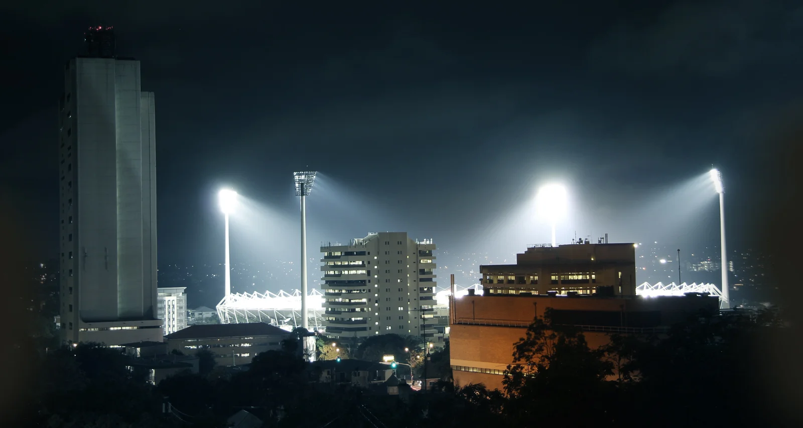 The "Gabba" from Kangaroo Point. PHOTOGRAPHY: Sid Guglielmino
