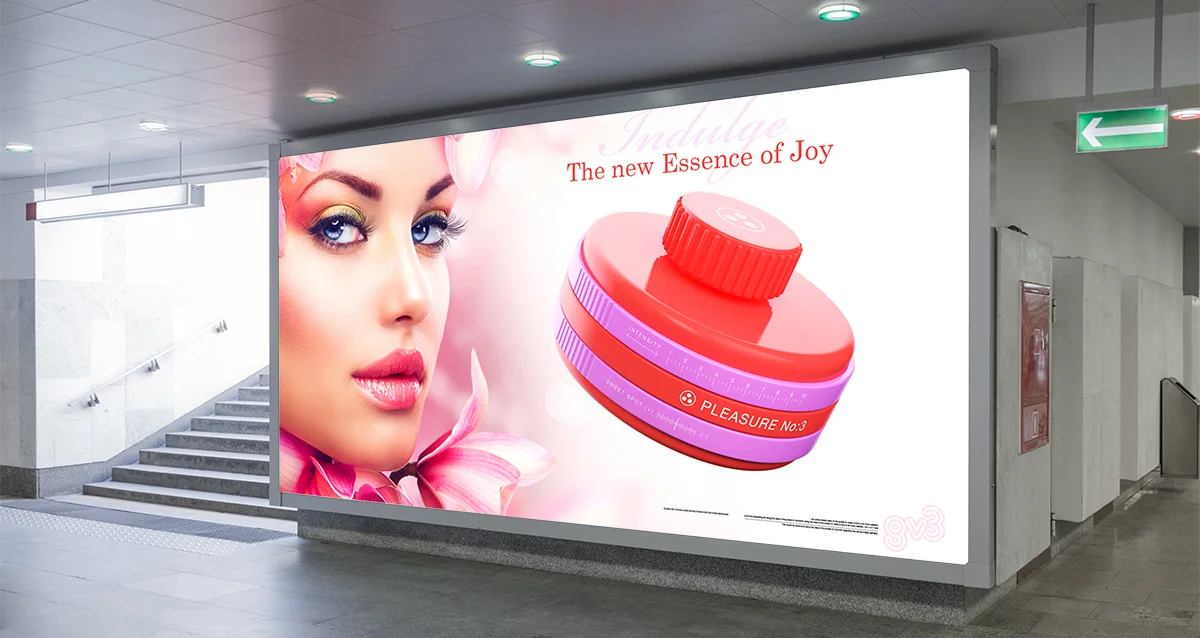 Future Products - Pleasure Cream Advertising Billboard CONCEPT, DESIGN and 3D Visualisation: Sid Guglielmino