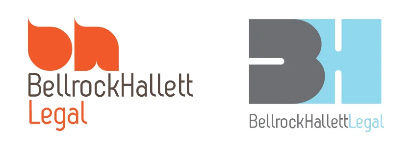 Identity design concepts for a law firm DESIGN: Sid Guglielmino CLIENT: Bellrock Hallett Legal