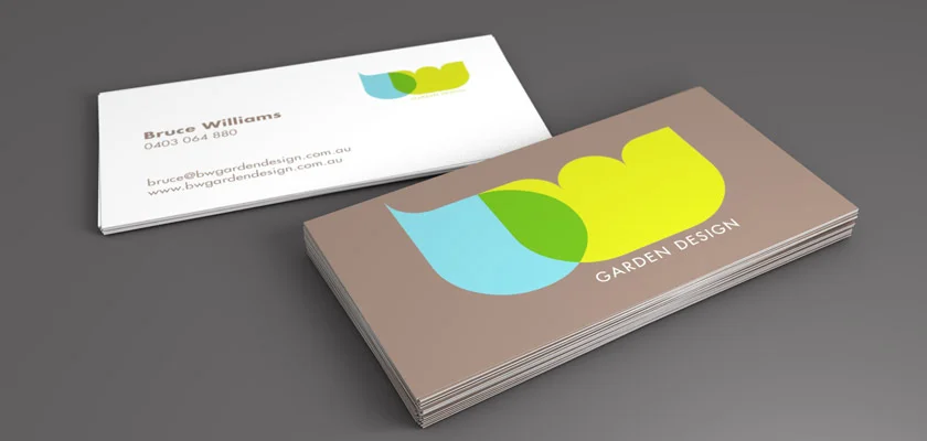 Williams Garden Design - Business Card and Logo concept CONCEPT, DESIGN and FINAL ARTWORK: Sid Guglielmino CLIENT: Bruce Williams