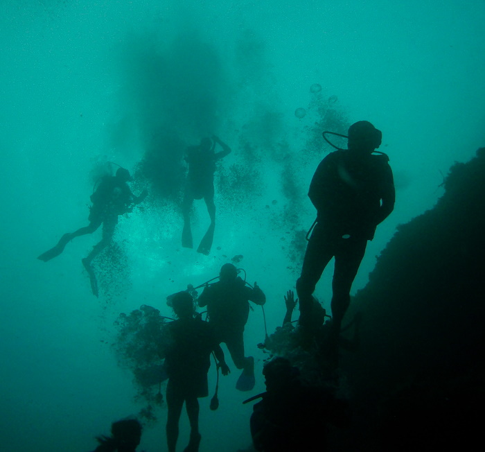 Going Deep The Blue Hole Edge.JPG