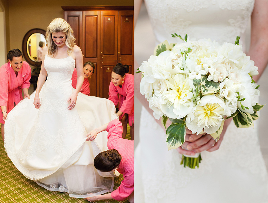 Royal Poinciana Golf Club, Naples, FL // Wedding Artist Ben Keys, Wedding Painter of Wed on Canvas // Lucia Paul Designs // Photo Courtesy of Jonathan Young Weddings