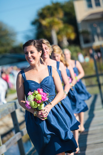 Wedding Painting by Weddng Artist Ben Keys of Wed on Canvas // Charleston, SC Wedding // Waterfront Wedding // Photo courtesy of Hunter McRae Photography