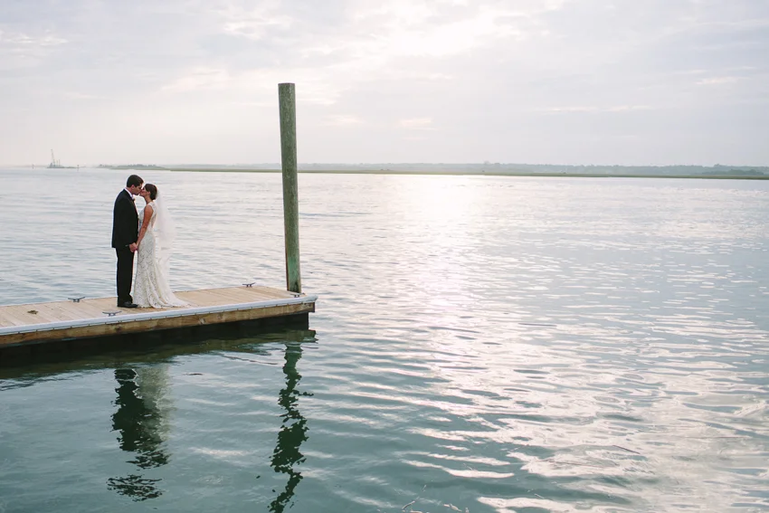 dock-bridal-portrait-lace-gown-wrightsville-beach-wedding