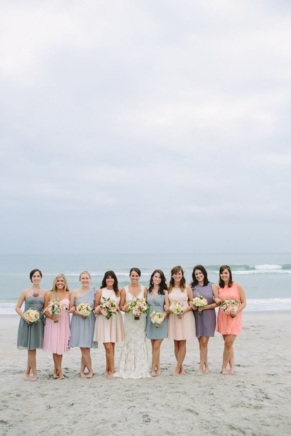each-bridesmaid-wearing-a-different-color