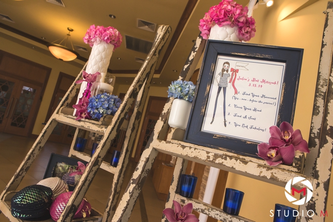 ladder-for-escort-cards-with-kippah-and-yarmulke-bat-mitzvah-painting