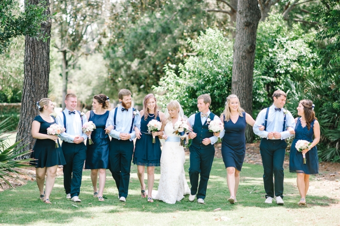 navy-bridesmaid-dresses-navy-groomsmen-suits-with-suspenders-and-bow-ties-wedding-artist-ben-keys