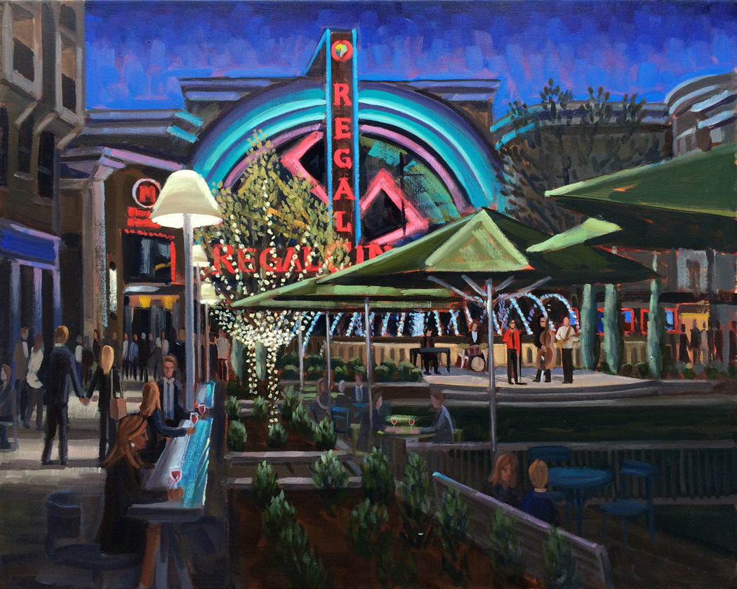 Avalon's Grand Opening | 24 x 30 in Oil on Canvas