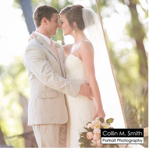 modern-trousseau-charleston-bridal-gown-south-carolina-southern-backyard-wedding-ceremony-tan-suites-coral-tie