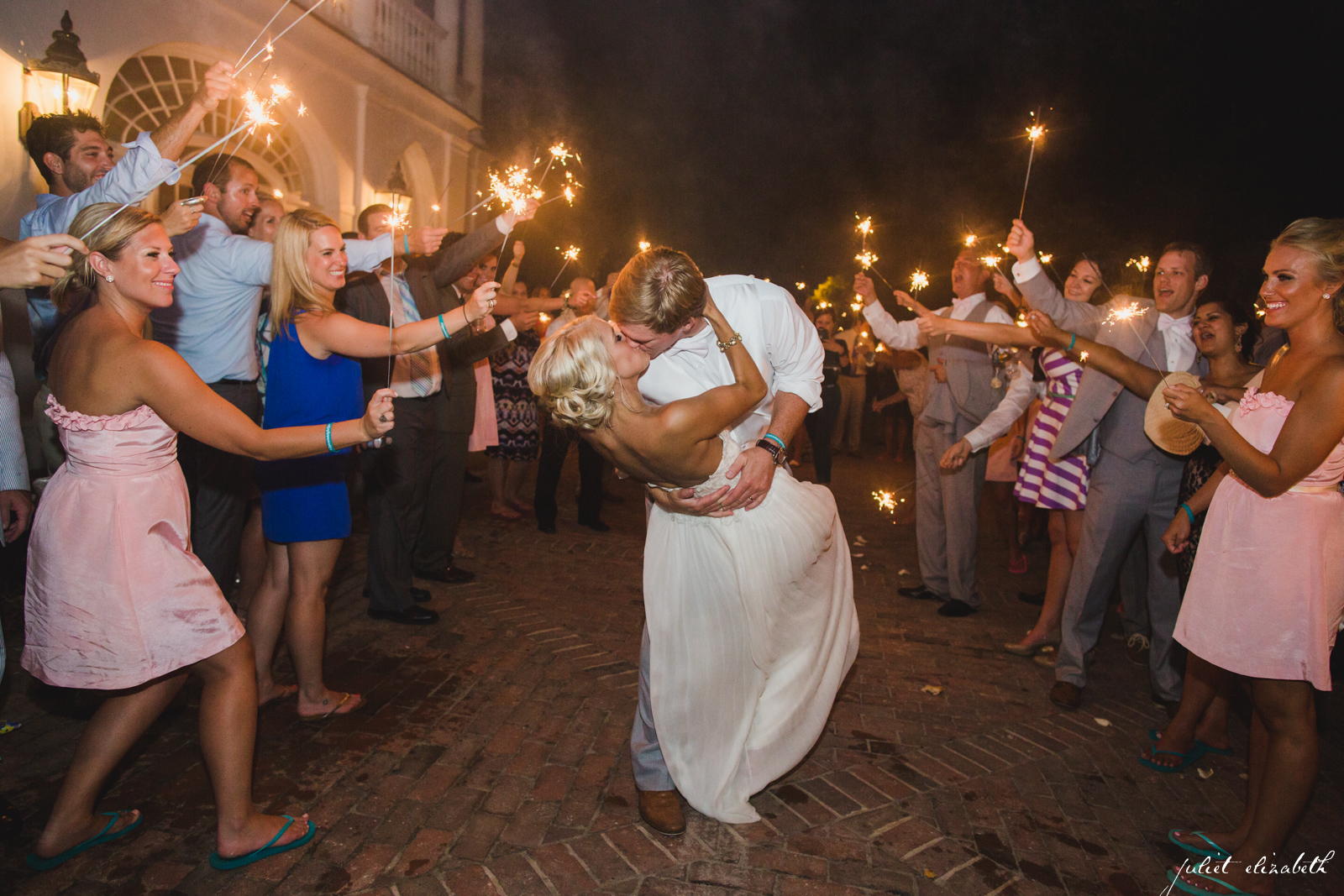 lowndes-grove-plantation-sparkler-exit-stunning-and-brilliant-events