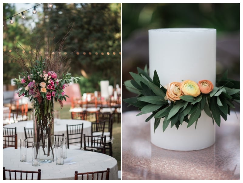 fuchsia-wedding-reception-florals