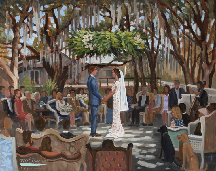 live-wedding-painter-florida-up-the-creek-farms-wedding