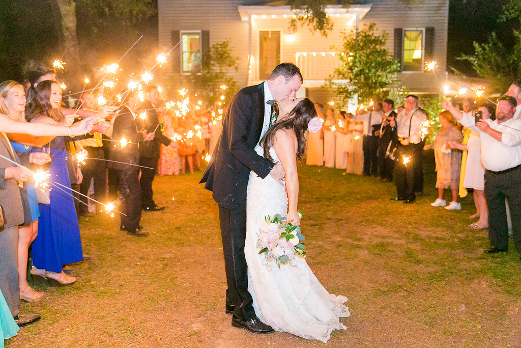 champagne-and-sparkler-exit-southern-wedding-charleston