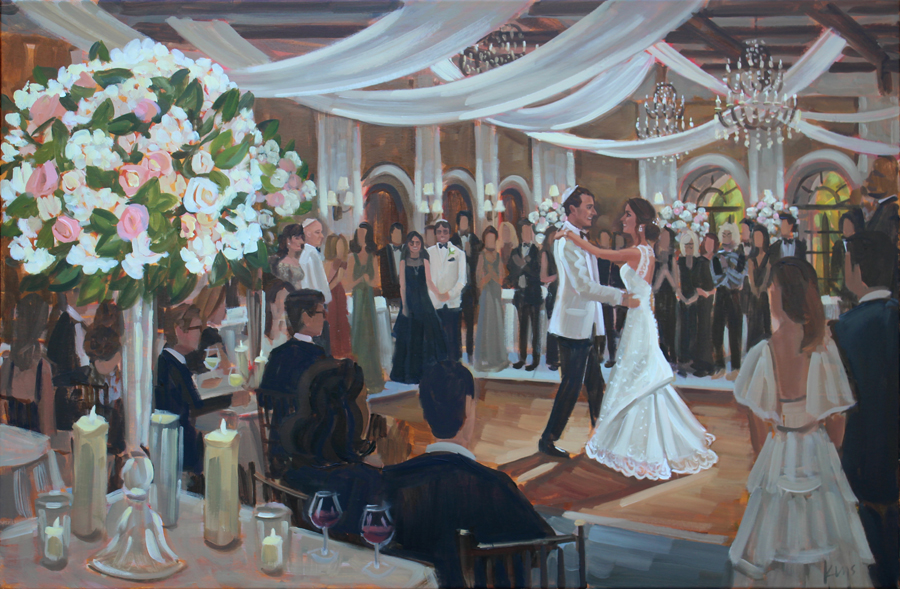 Ben captured Brooke + Stuart's romantic first dance moment during their reception at The Cloister in Sea Island, GA.