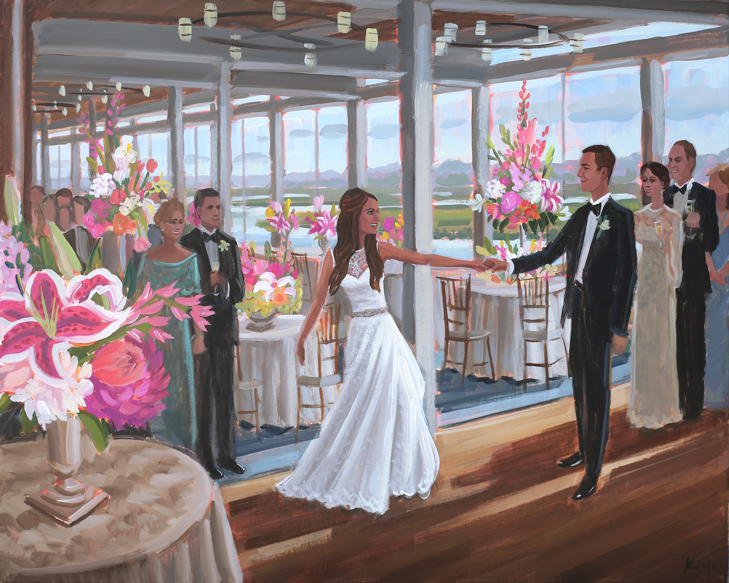 live-wedding-painter-nc-wilmington-figure-8-island