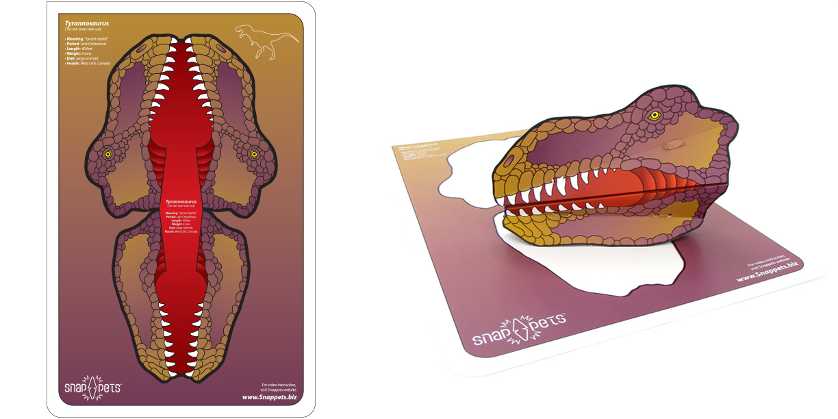 Tyrannosaurus Snappet, VIEW SNAPPETS EDUCATIONAL CONCEPTS!