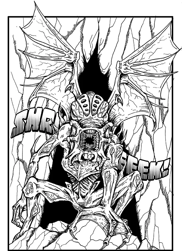 Alien Creature Ink