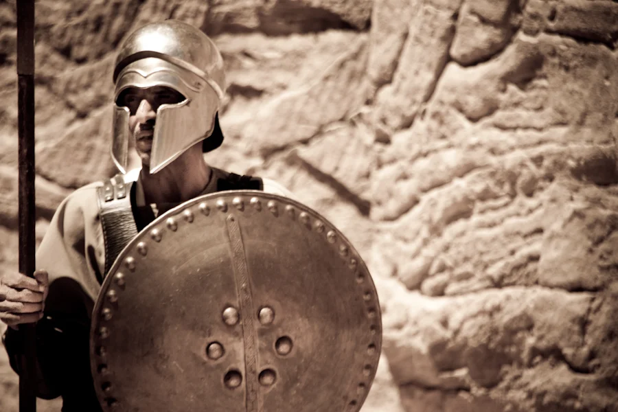 nabatean guard outside Petra entrance, Jordan.jpg