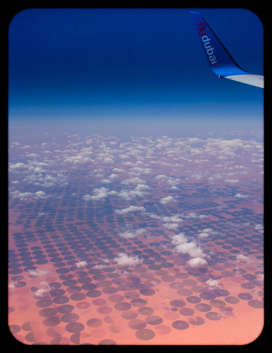 view of crop circles from airplane window.jpg