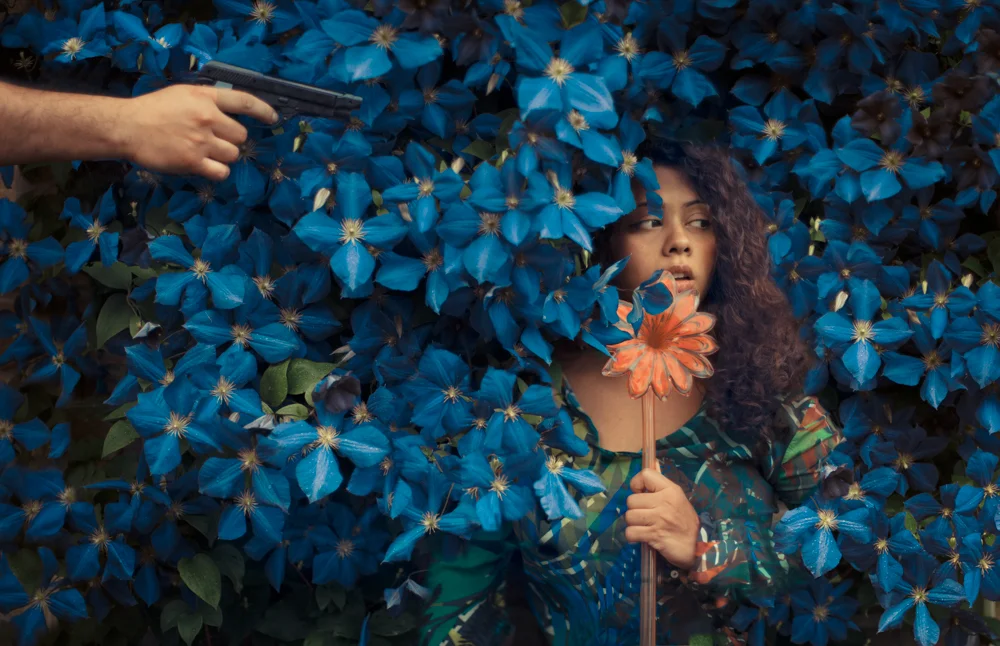Guns and Flowers and Love Ruksana Hussain SS.jpg