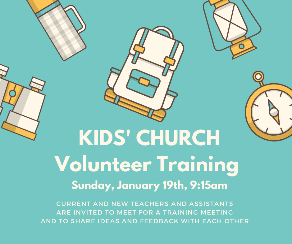 Kids' Church Volunteer Training