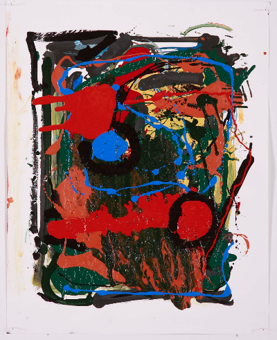 1001 2007 paint on paper 20"x30"