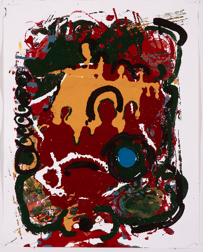 blaupunk 2007 paint on paper 20"x30"