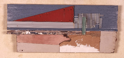 sail away 2001 mixed media 27"x16"