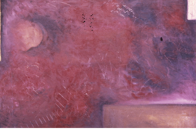 turmoil 5'x3' oil on canvas 1988 