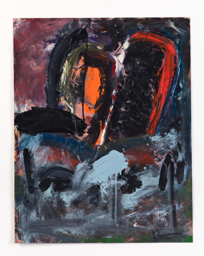 slab escape 2010 paint on paper 20"x30"