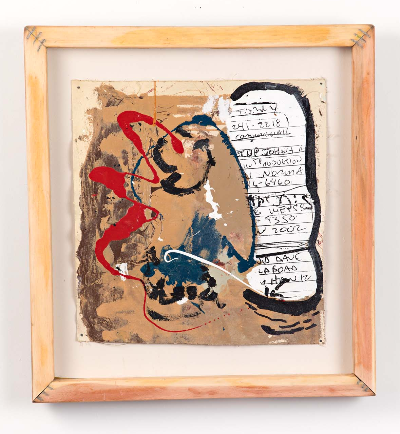 around a day 16"x20" mixed media 2010