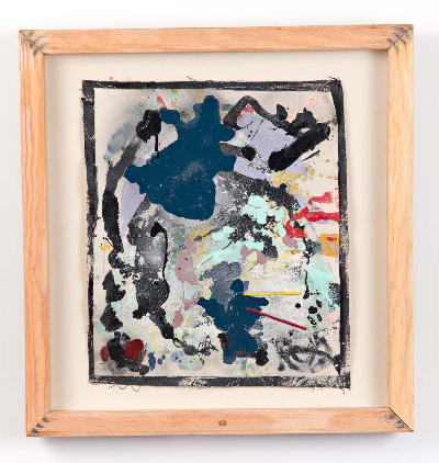 chopstix 16"x20" mixed media 2010