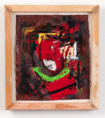 into oblivion 16"x20" mixed media 2010