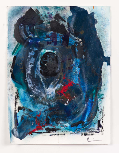 eye of the storm 2010 paint on paper 20"x30"