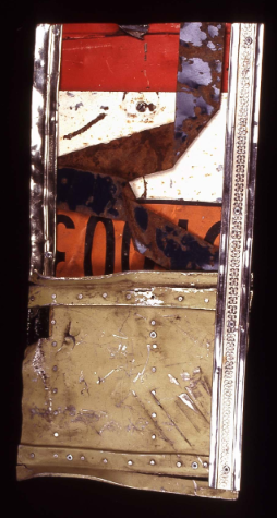 fit it in 1993 mixed media 12"x25"