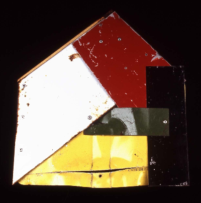 house that jack built 1993 mixed media 14"x12"