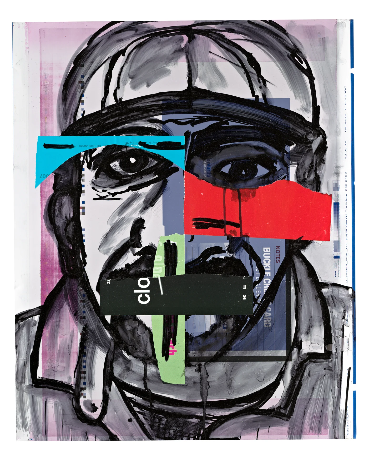 sammy 23"x 29" mixed media 2013